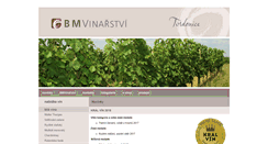 Desktop Screenshot of bmvinarstvi.cz