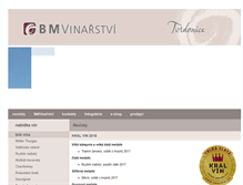 Tablet Screenshot of bmvinarstvi.cz